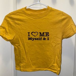 Urban Outfitters I 🖤 Me Myself & I T-Shirt